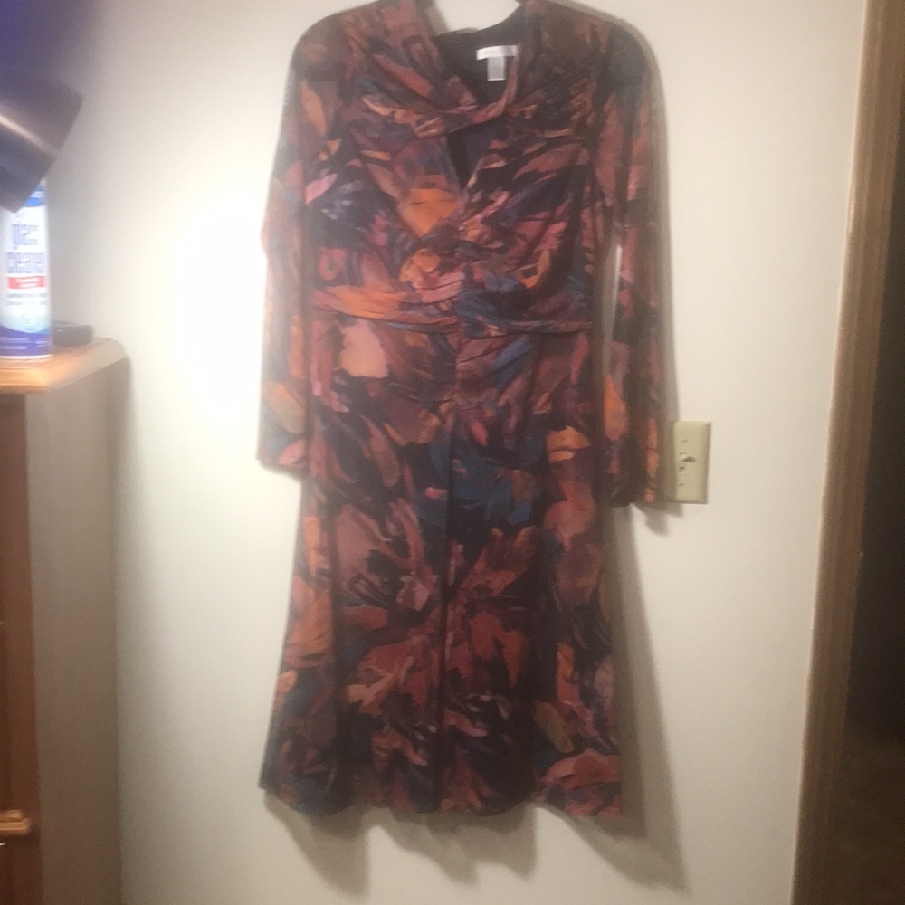 Ladies London times mesh dress, lined